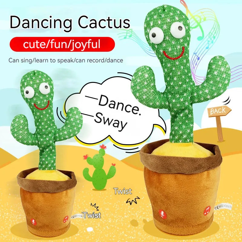 🕺🎤 Dancing & Talking Cactus Toy – The Ultimate Fun Companion!
