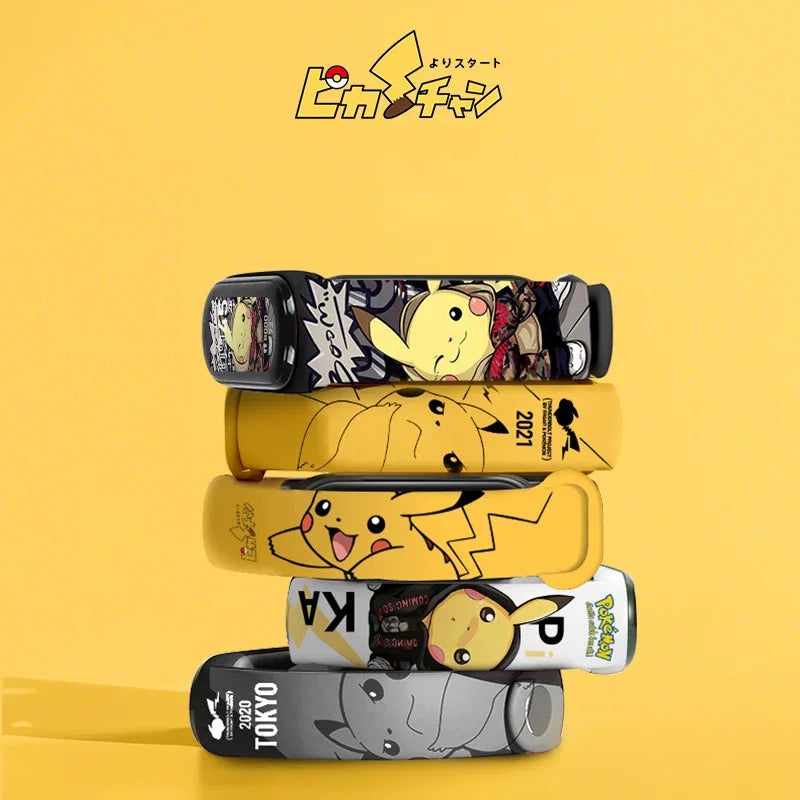 Pokemon Electronic Watch Pikachu Digital Electronic Waterproof LED Bracelet Wristband