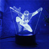 Spiderman 🕸️ 3D Phantom Effect💡 USB-Powered LED Light 🎨 Multiple Color Modes