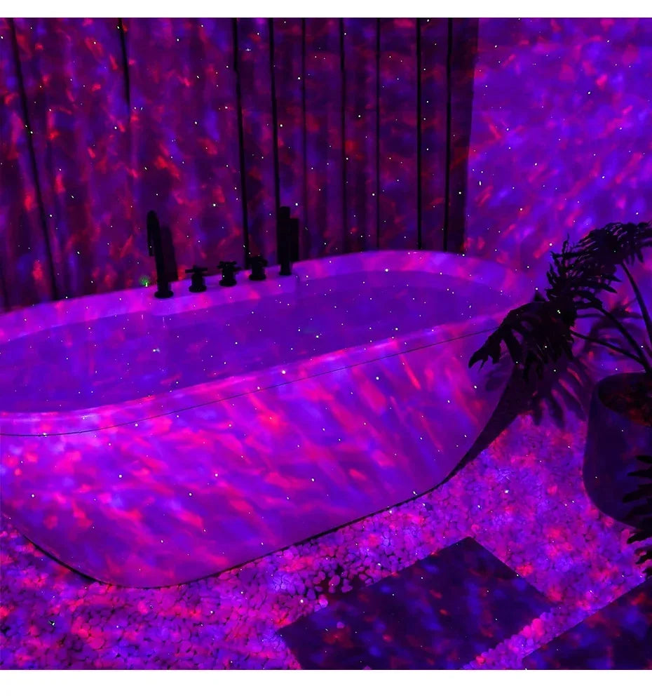 🌌 LED Starry Galaxy Projector Night Light – Bluetooth Music Player 🎶✨