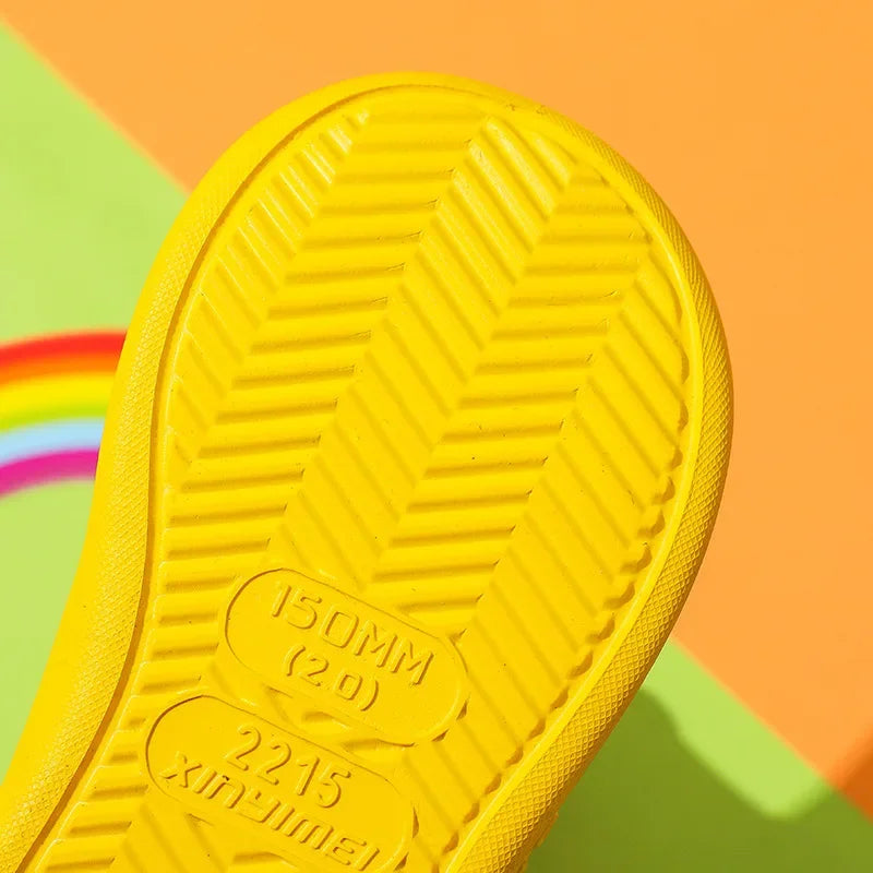Pikachu Kids Rain Boots Anime EVA Waterproof Non-Slip Water Shoes Rainy Day Light Shoes cartoon Boys Girls rain shoes
