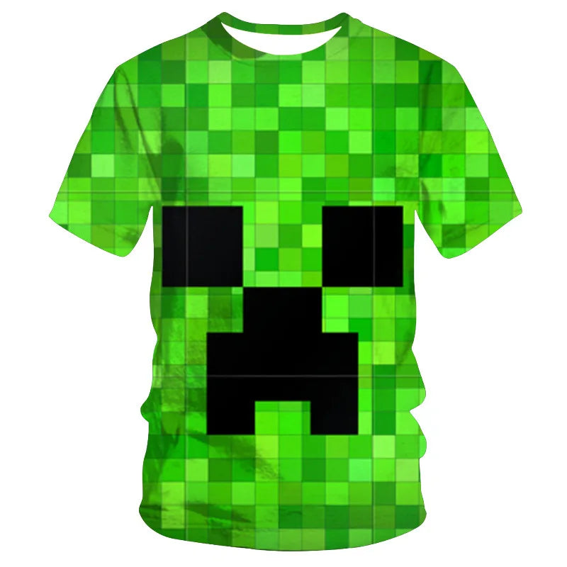⛏️ Minecraft Kids T-Shirt – Adventure-Ready Clothing for Young Gamers! 🎮