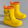 Pikachu Kids Rain Boots Anime EVA Waterproof Non-Slip Water Shoes Rainy Day Light Shoes cartoon Boys Girls rain shoes