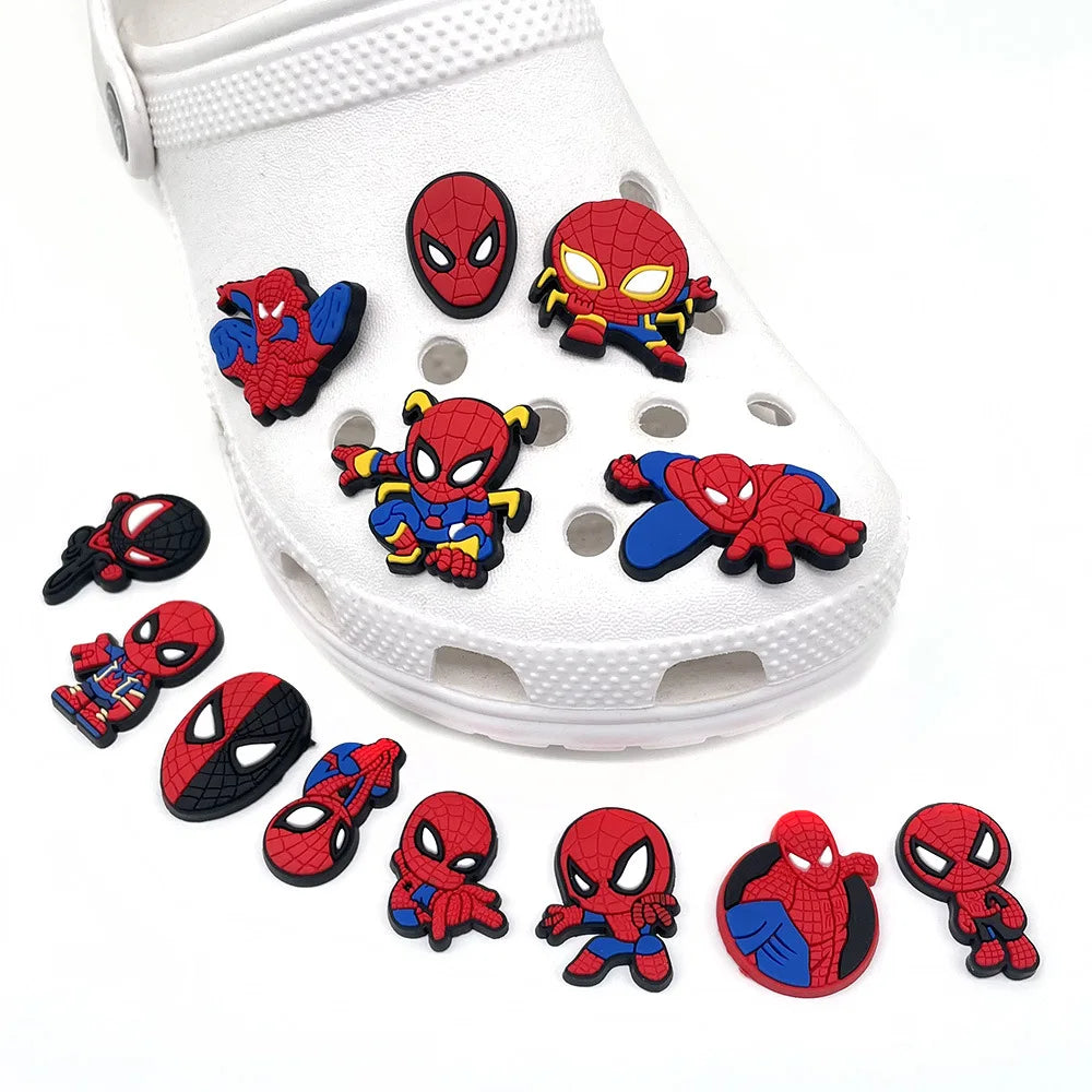👟 Disney & Marvel Superhero Crocs Charms – Cute Cartoon Shoe Accessories