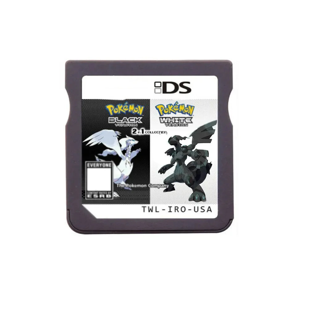 🎮 DS Video Game Cartridge (R4 Memory Card Version) – Pokémon HeartGold, SoulSilver, Black & White for NDS/2DS/3DS/NDSL ⚡