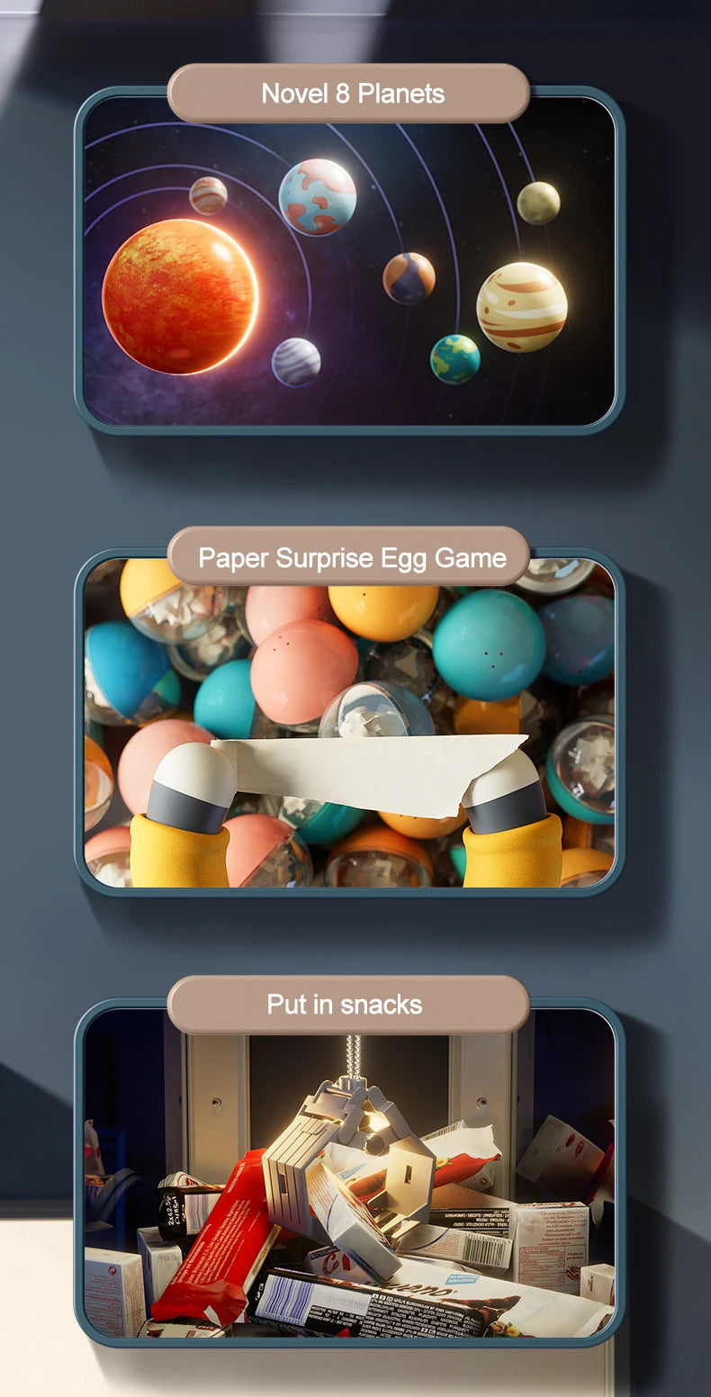🏆 Doll Catching Machine – Space-Themed Claw Machine for Kids! 🚀
