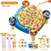 👨‍👩‍👧‍👦 Kids Magnetic Fishing Play for Children Electric Fishing Toy 🎵