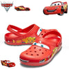 Disney Lightning Mcqueen Pixar  Outdoor Beach Slippers Cute Cartoon Anime Pool Anti Slip No95 Car Slippers Shoes Toys