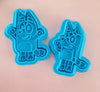 Bluey Bingo Cartoon Cute Little Creative Cake Mold BlueyHigh-Quality Plastic Biscuit Cookie Mold