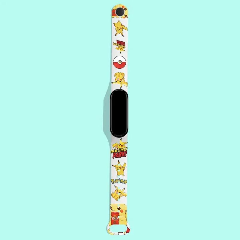 Pokemon Electronic Watch Pikachu Digital Electronic Waterproof LED Bracelet Wristband