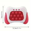 Quick Push Light-Up Bubble Game - Handheld Fidget Relax & Coordination with 4 Modes, Educational Sensory Play for Kids