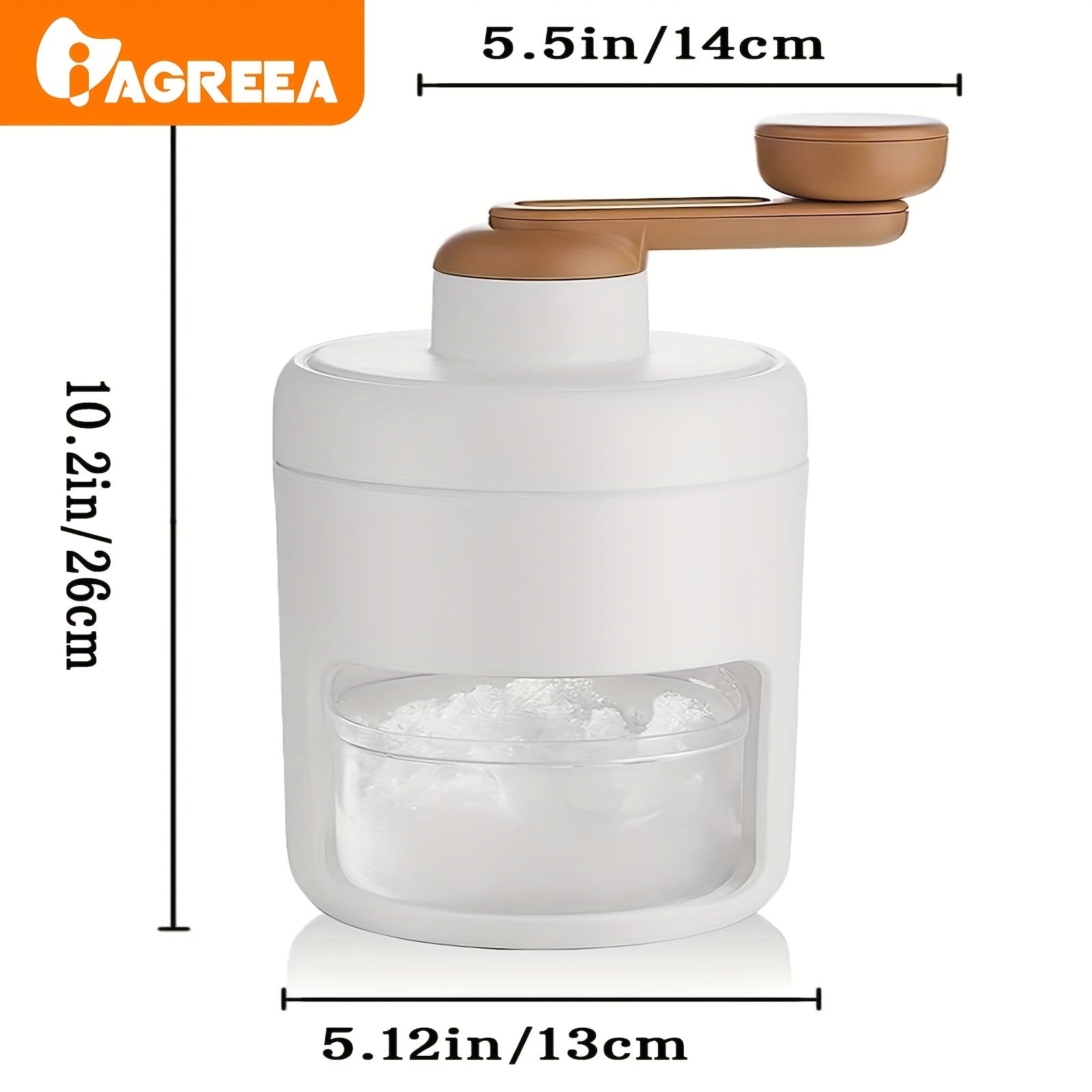🍧 Stainless Steel Ice Shaving Device – Perfect for Snow Cones, Slush & More! 🍧