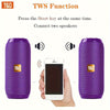TG117 Portable Wireless Speaker, TWS Stereo, Built - In Mic For Calls - FM Radio, TF Card, USB Playback