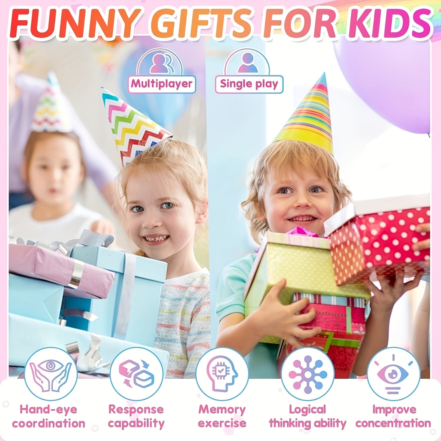Quick Push Bubble Pop Game with Screen - Fidget Toy for Family Fun & Gifts,